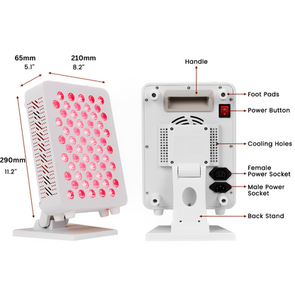 LumiGlow Multi-Feature Red Light Therapy Tabletop Panel