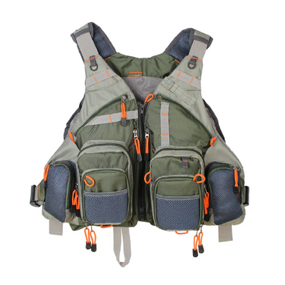 AquaTrek Adjustable Fly Fishing Vest for Men & Women