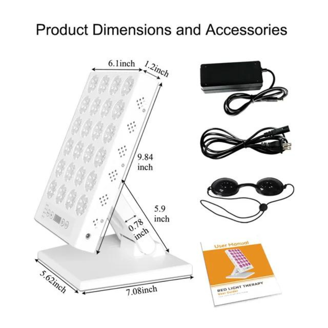 LuminoGlow Home LED Infrared Therapy Panel with Customisable Wavelengths