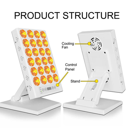 LuminoGlow Home LED Infrared Therapy Panel with Customisable Wavelengths