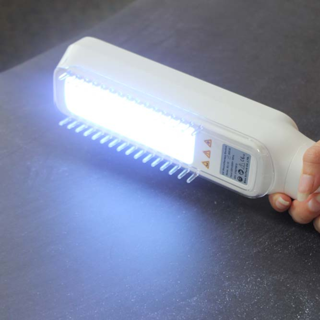 GlowCare Compact UVB Phototherapy Device for Skin Conditions