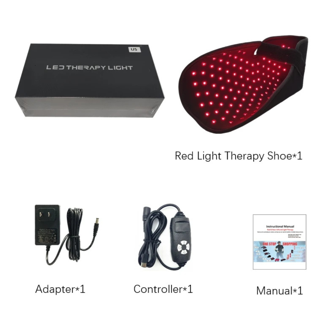 TheraBeam Wearable Infrared Light Therapy Wrap for Foot Pain Relief