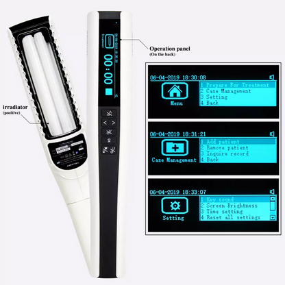 Lumenshine Cordless UVB Phototherapy Lamp for Skin Conditions