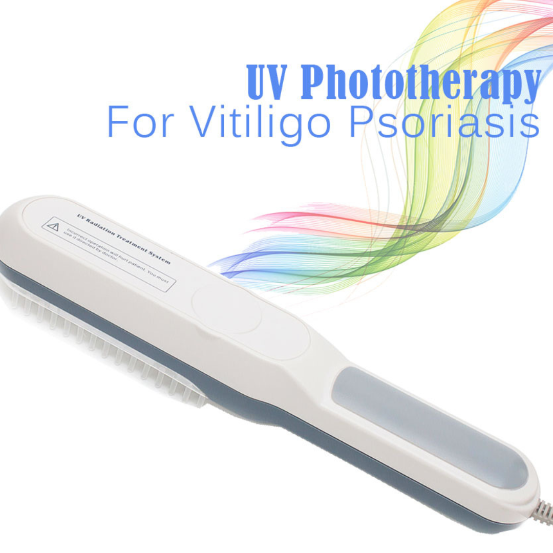 GlowCare UVB Light Therapy Lamp for Psoriasis, Vitiligo, and Eczema