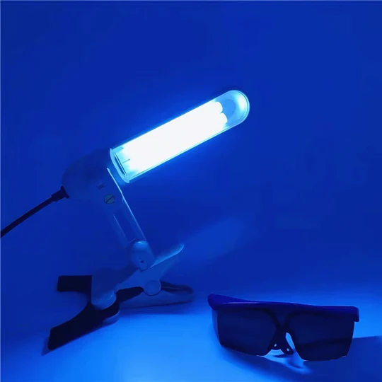 UVB therapy lamp for light treatment