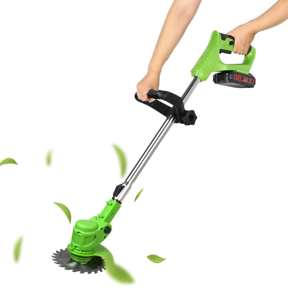 EcoTrim Cordless Electric Grass Trimmer with 24V Powerful Battery