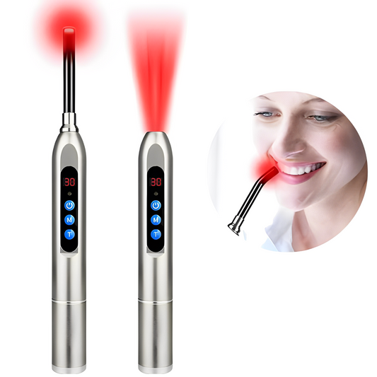 A red light therapy lamp for home use