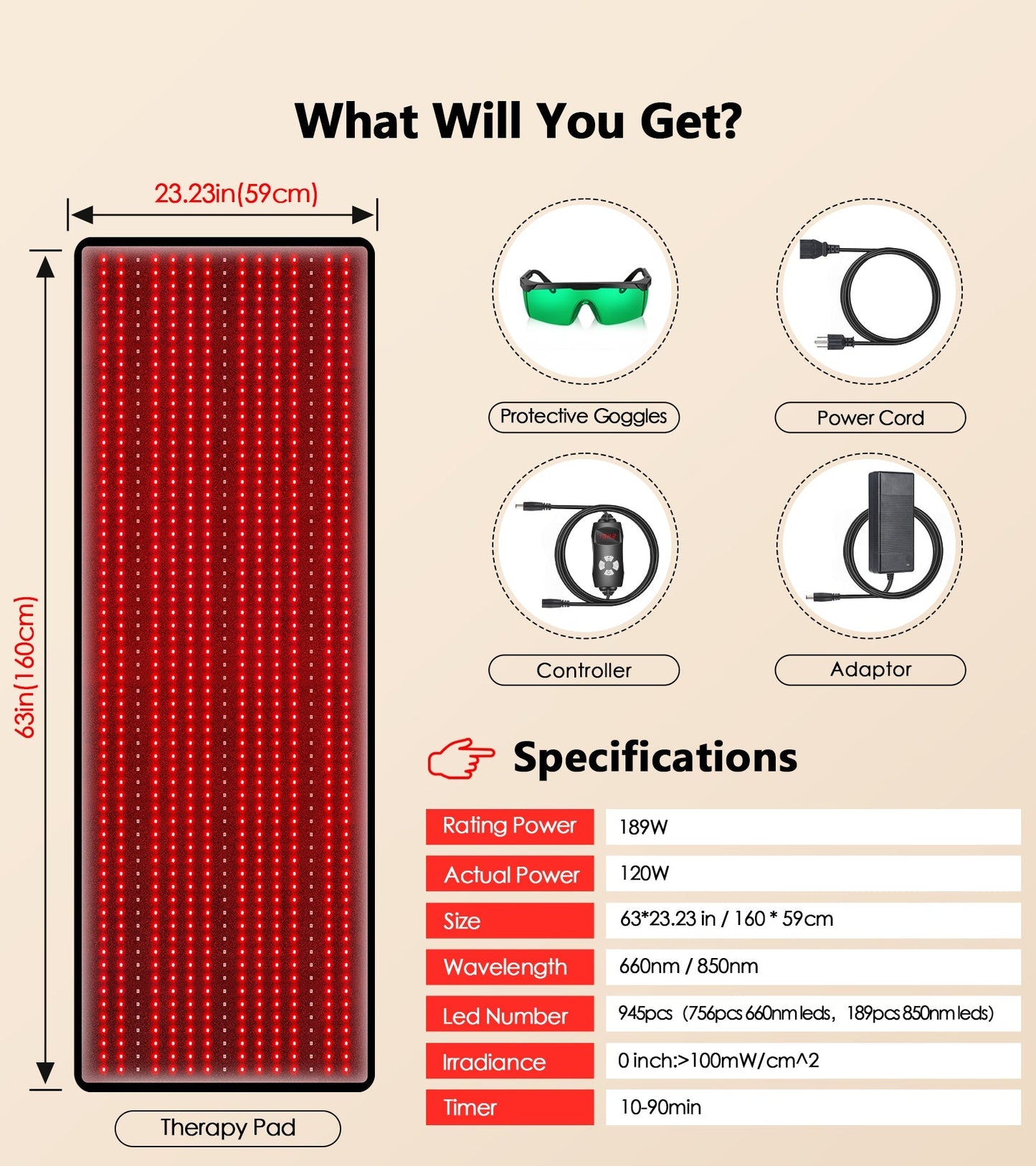 ThermaGlow Advanced Infrared Therapy Mat for Home Use