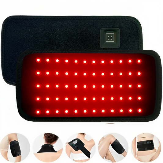 Infrared light therapy device highlighting red light therapy benefits