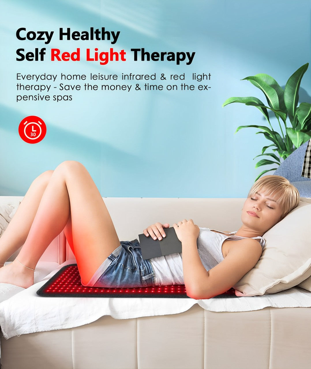 ThermaGlo Advanced Red Light Therapy Wrap for Home Use