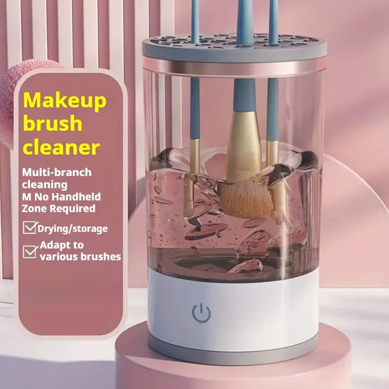 GlamTouch Automatic Makeup Brush Cleaner - Quick & Efficient Cleaning Solution