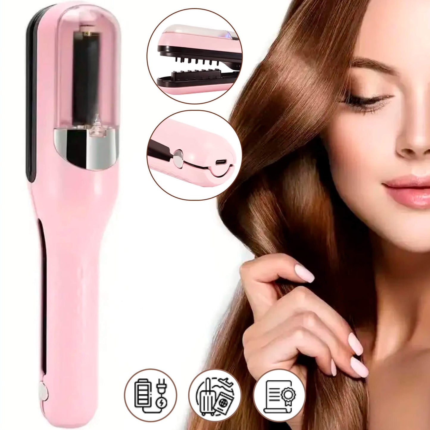 A versatile cordless hair trimmer designed for split ends