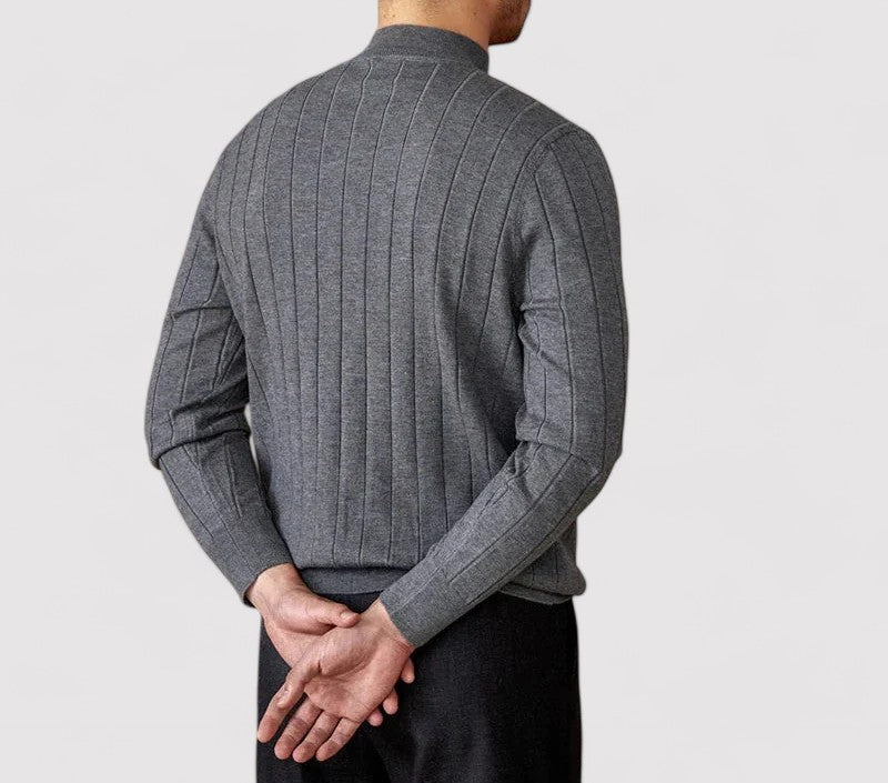 RegalElegance Men's Premium Turtleneck Sweater for Autumn