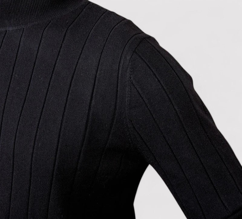 RegalElegance Men's Premium Turtleneck Sweater for Autumn