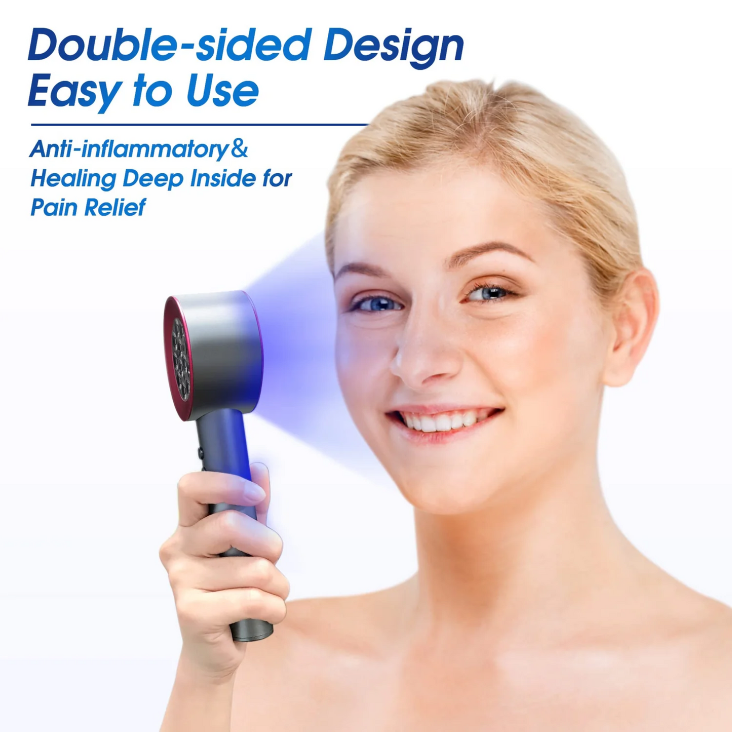 RejuvaGlow Handheld Light Therapy Device for At-Home Wellness