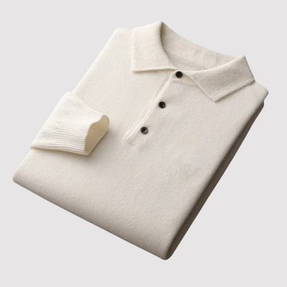 RegalWear | Luxurious Merino Wool Polo Collar Jumper