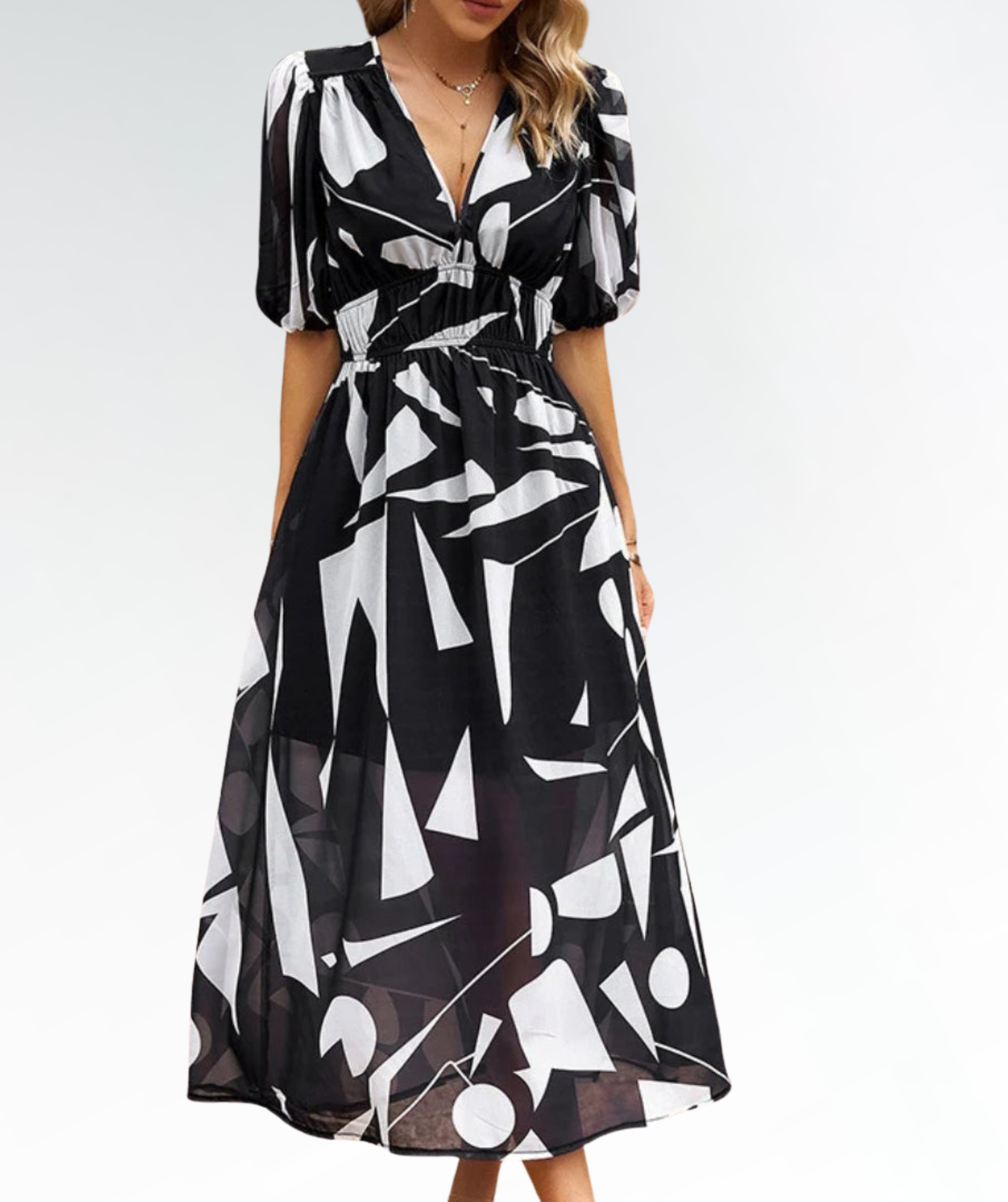 A stylish boho summer dress perfect for beachwear and casual outings