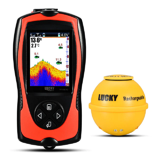 A reliable fish and depth finder for locating fish at various depths