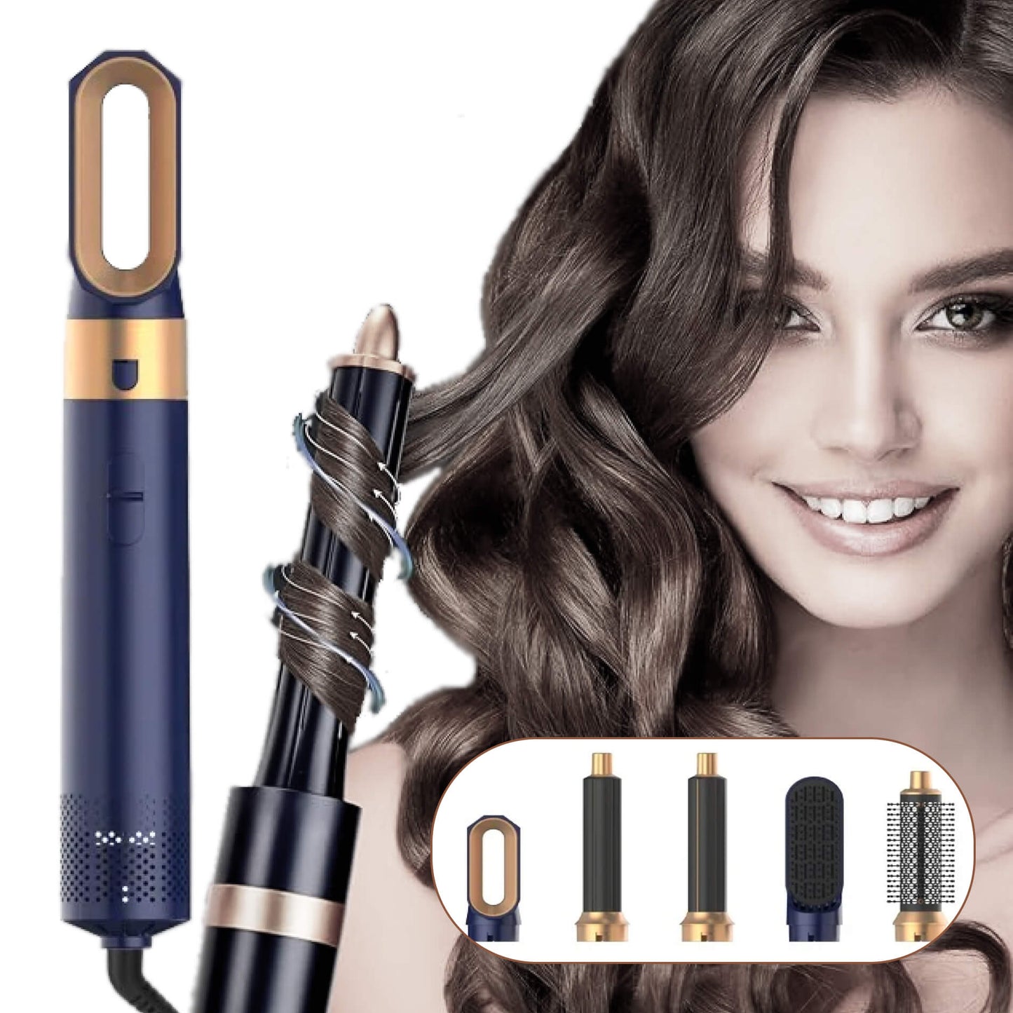 GlamWave Multi-Functional Hair Styling Tool – Ideal for Thick Hair