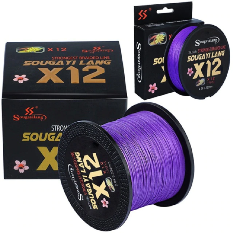 AquaWeave Premium 12-Strand Braided Fishing Line for Anglers