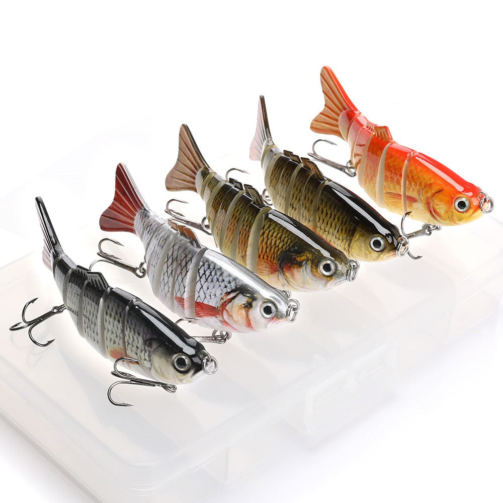 A selection of versatile fishing lures including bass, trout, pike, and perch lures