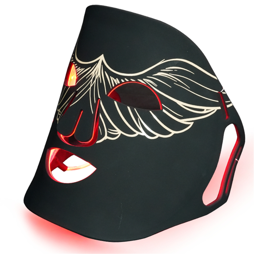 Red light therapy mask for facial skin treatment