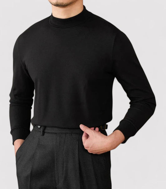 Men's cashmere turtle neck jumper from designer knitwear collection