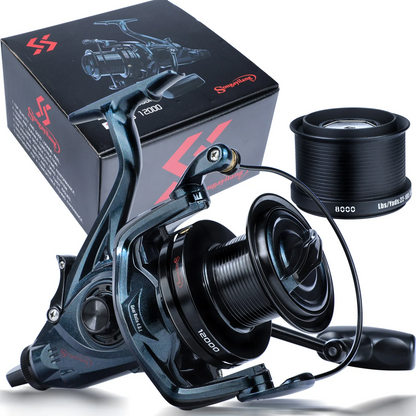 AquaSpin Durable Metal Spool and Sea Spinning Reel for Saltwater Fishing